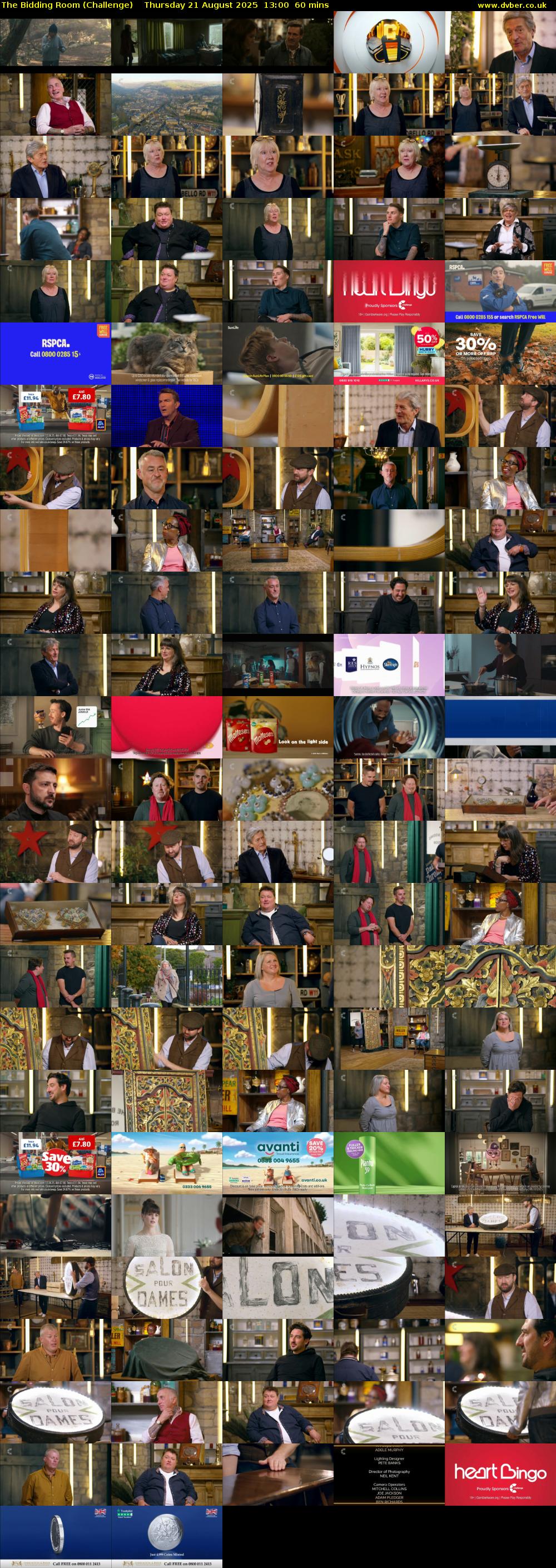 The Bidding Room (Challenge) Thursday 21 August 2025 13:00 - 14:00