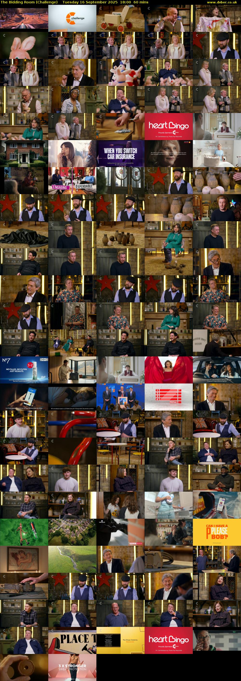The Bidding Room (Challenge) Tuesday 16 September 2025 18:00 - 19:00