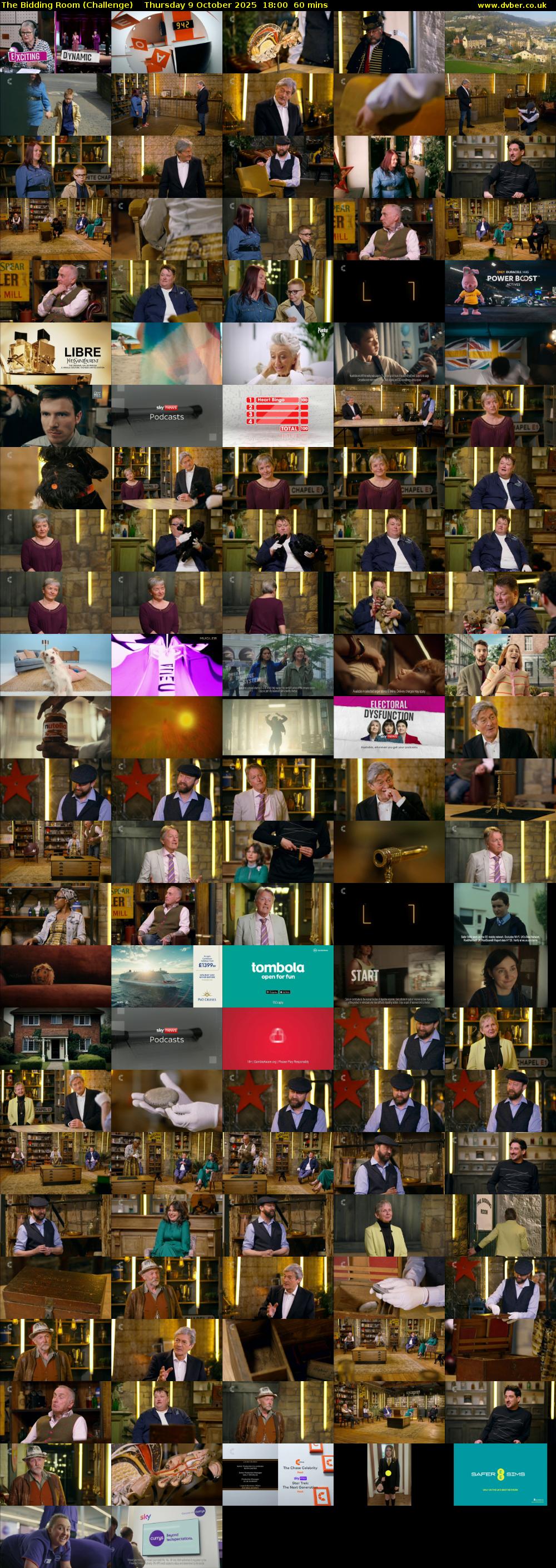 The Bidding Room (Challenge) Thursday 9 October 2025 18:00 - 19:00