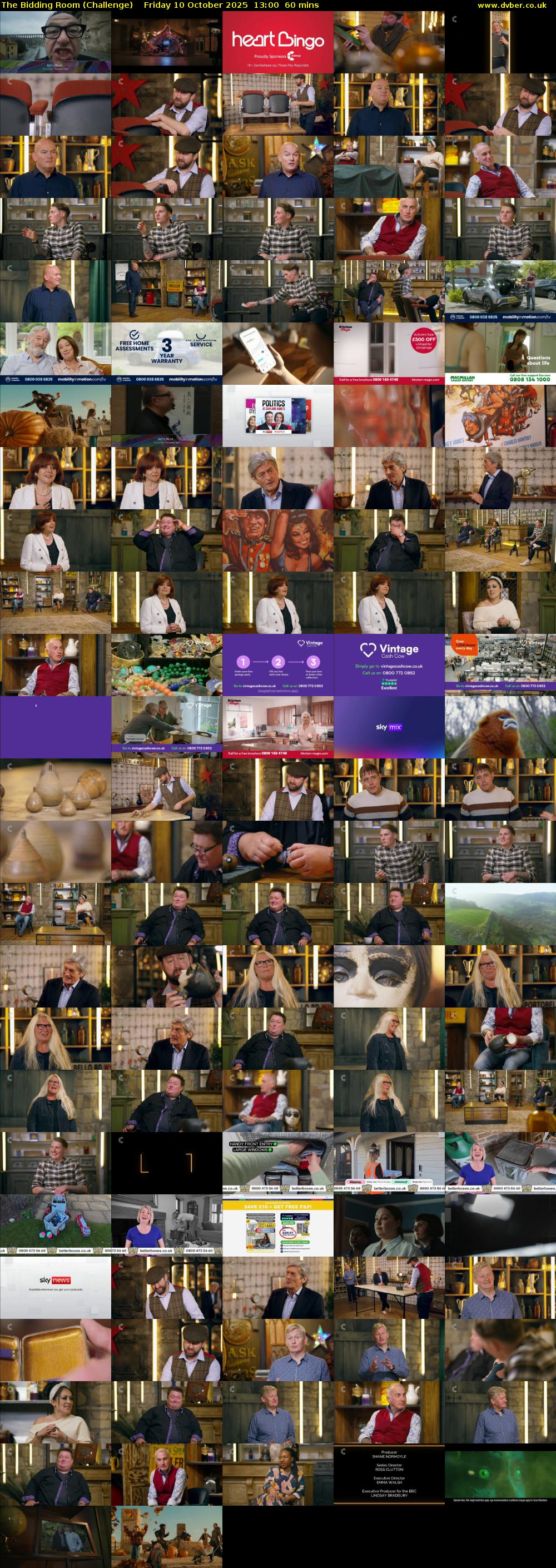 The Bidding Room (Challenge) Friday 10 October 2025 13:00 - 14:00