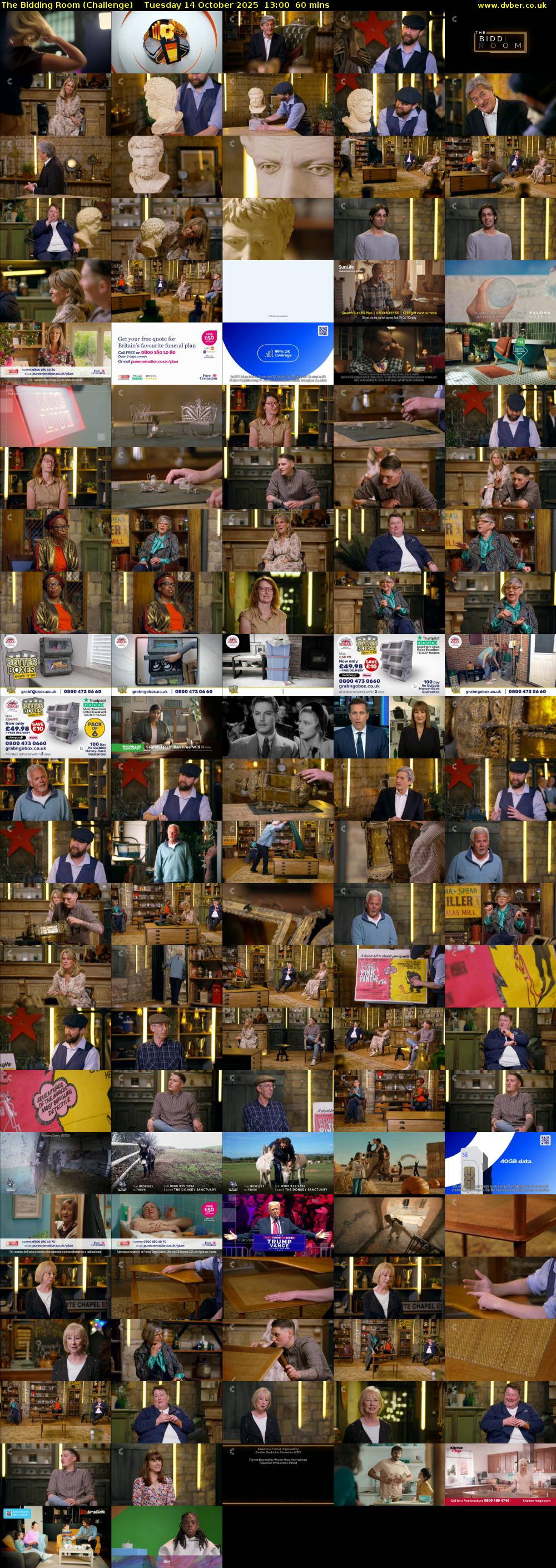 The Bidding Room (Challenge) Tuesday 14 October 2025 13:00 - 14:00