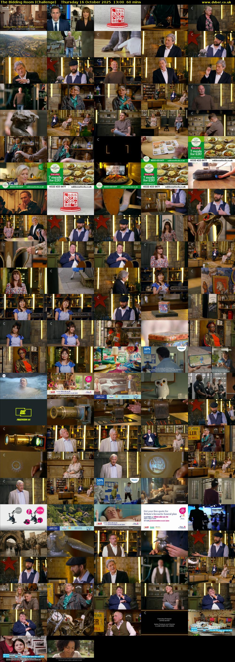 The Bidding Room (Challenge) Thursday 16 October 2025 13:00 - 14:00