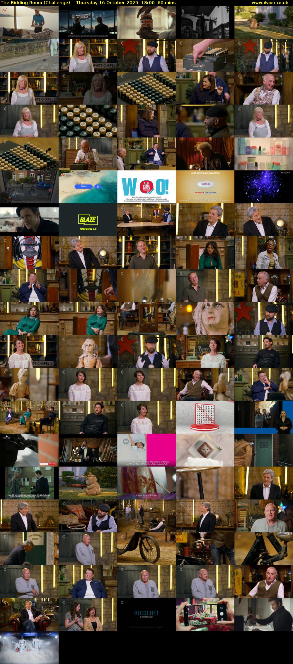 The Bidding Room (Challenge) Thursday 16 October 2025 18:00 - 19:00