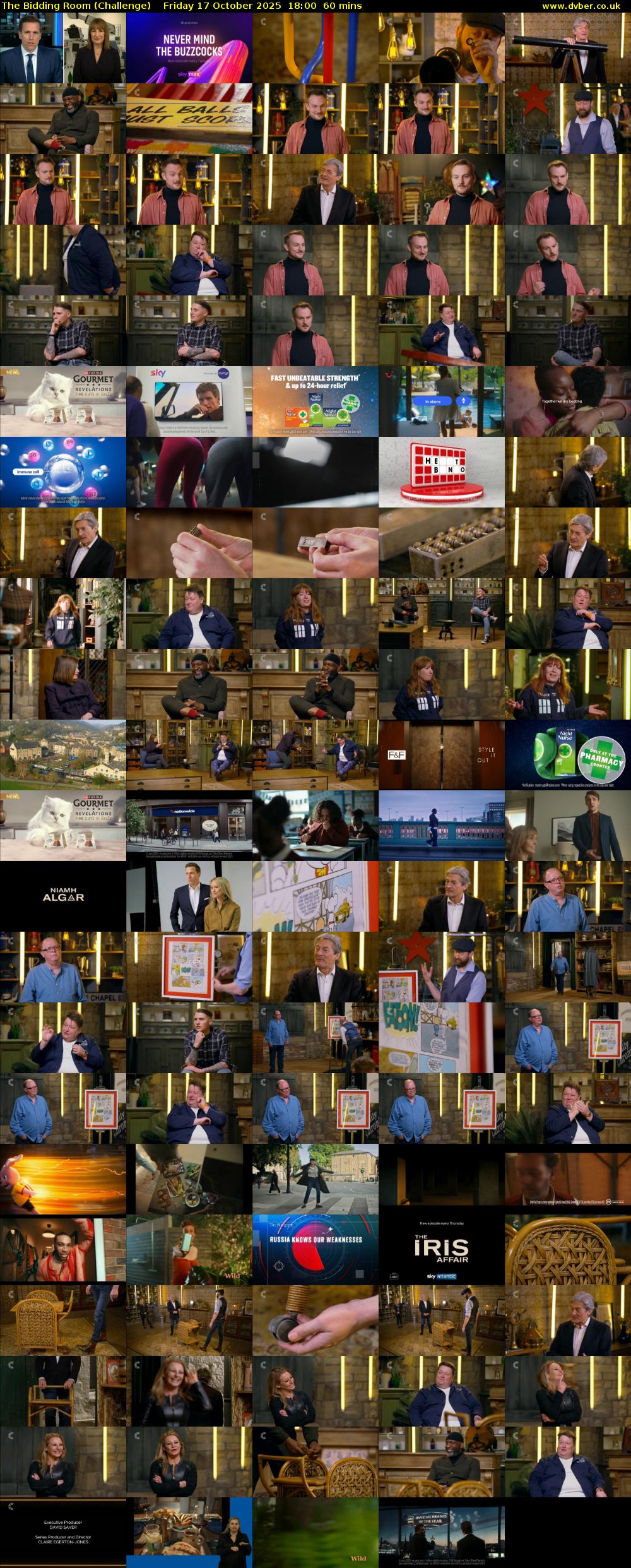 The Bidding Room (Challenge) Friday 17 October 2025 18:00 - 19:00