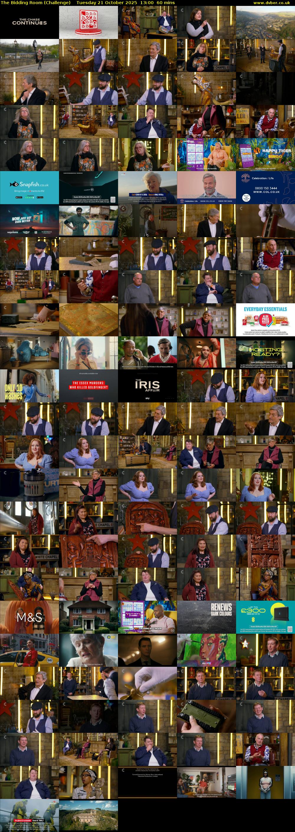 The Bidding Room (Challenge) Tuesday 21 October 2025 13:00 - 14:00