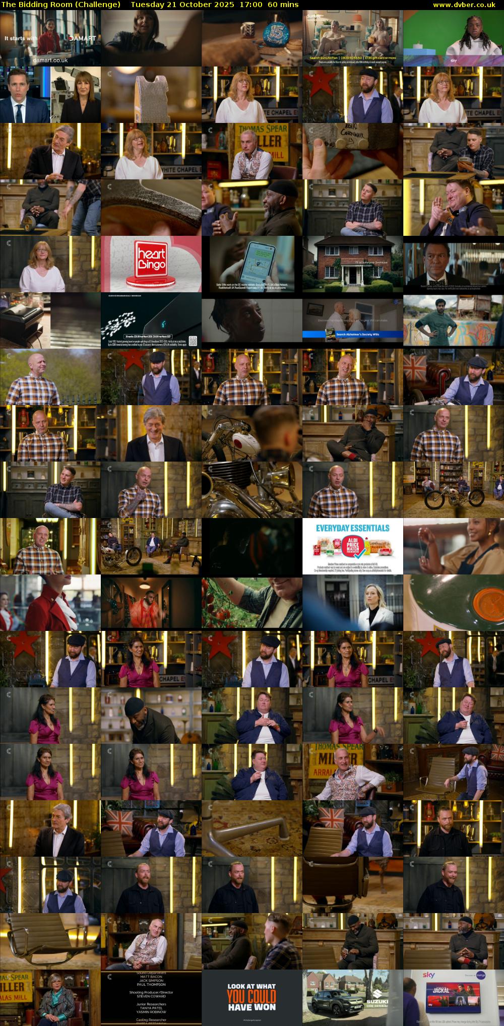 The Bidding Room (Challenge) Tuesday 21 October 2025 17:00 - 18:00