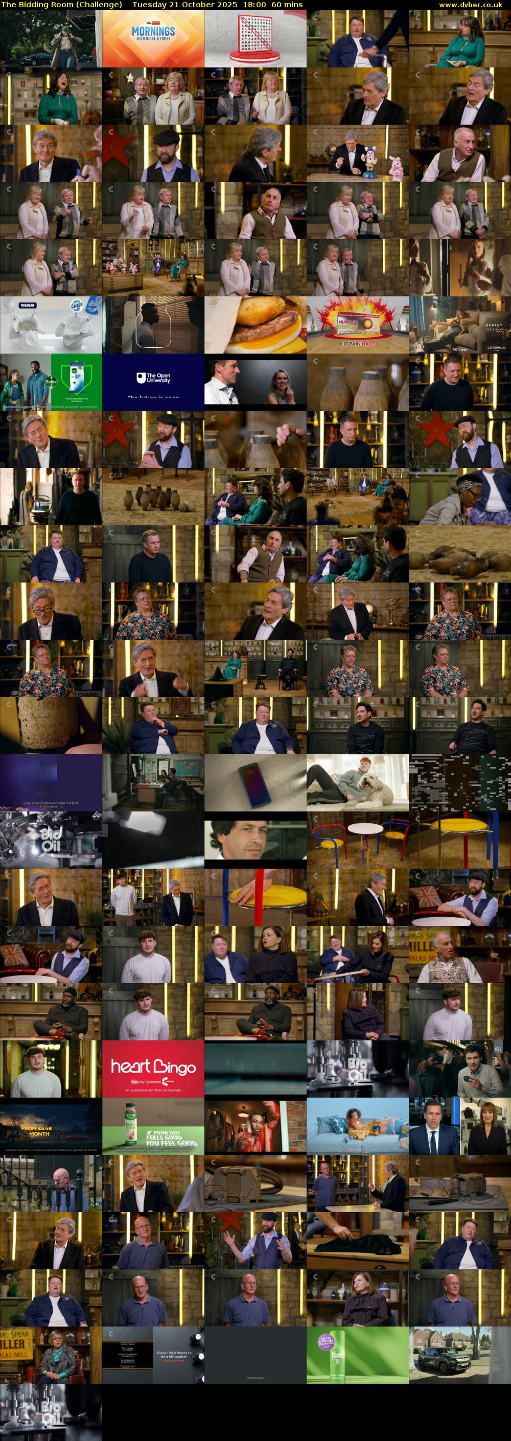 The Bidding Room (Challenge) Tuesday 21 October 2025 18:00 - 19:00