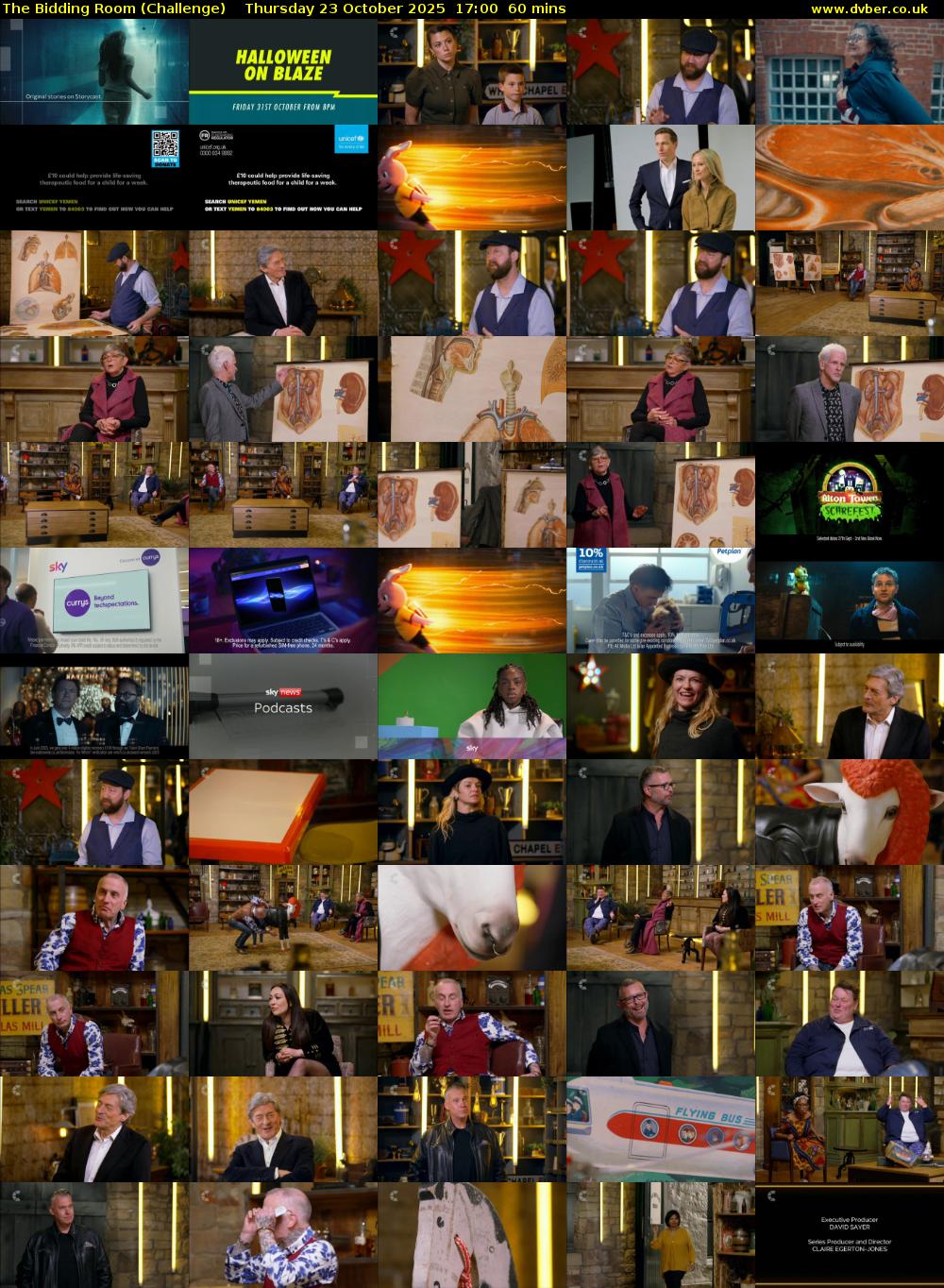 The Bidding Room (Challenge) Thursday 23 October 2025 17:00 - 18:00