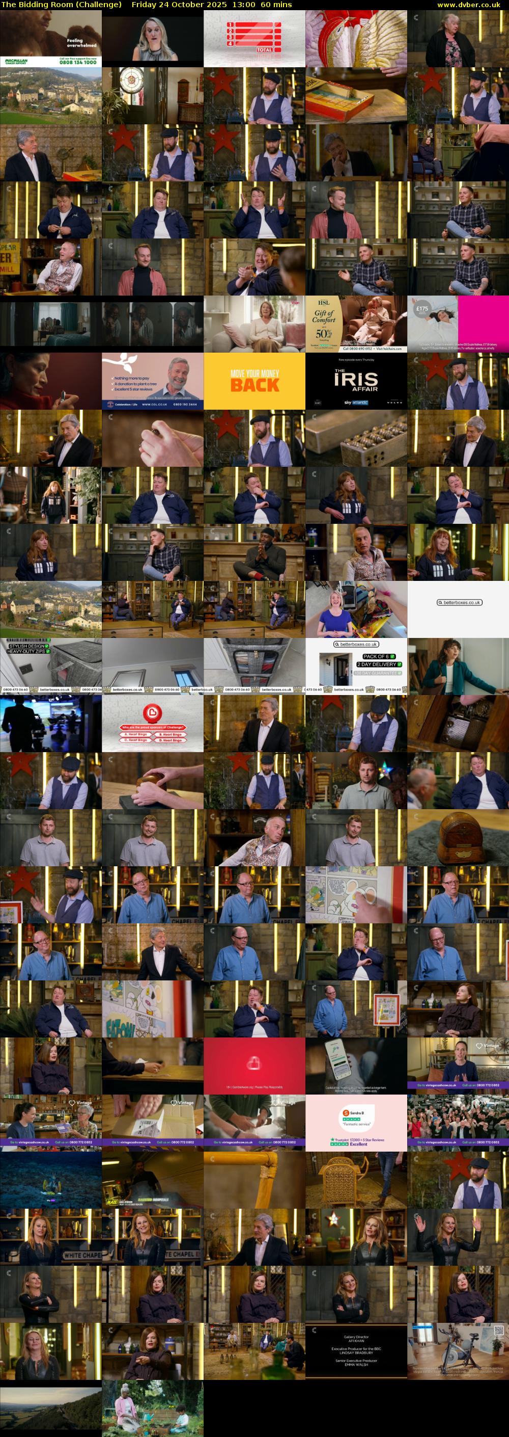 The Bidding Room (Challenge) Friday 24 October 2025 13:00 - 14:00