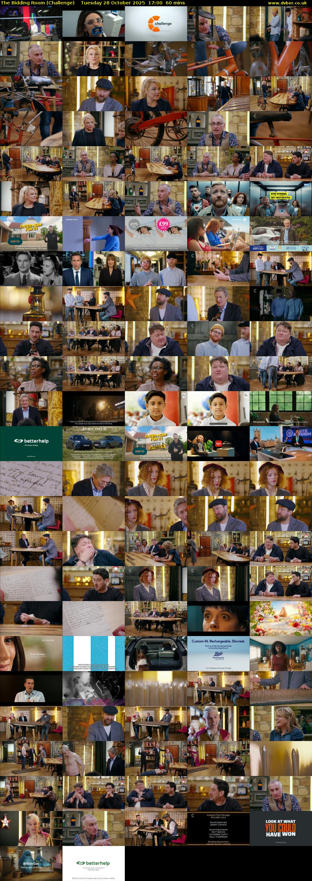 The Bidding Room (Challenge) Tuesday 28 October 2025 17:00 - 18:00