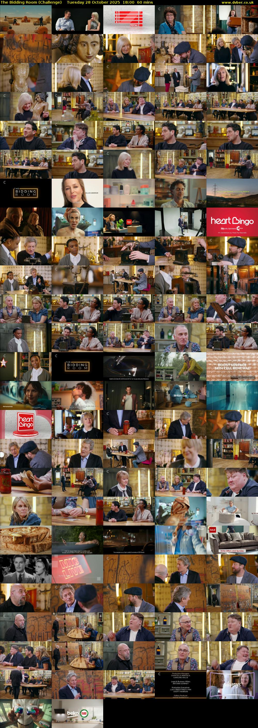 The Bidding Room (Challenge) Tuesday 28 October 2025 18:00 - 19:00