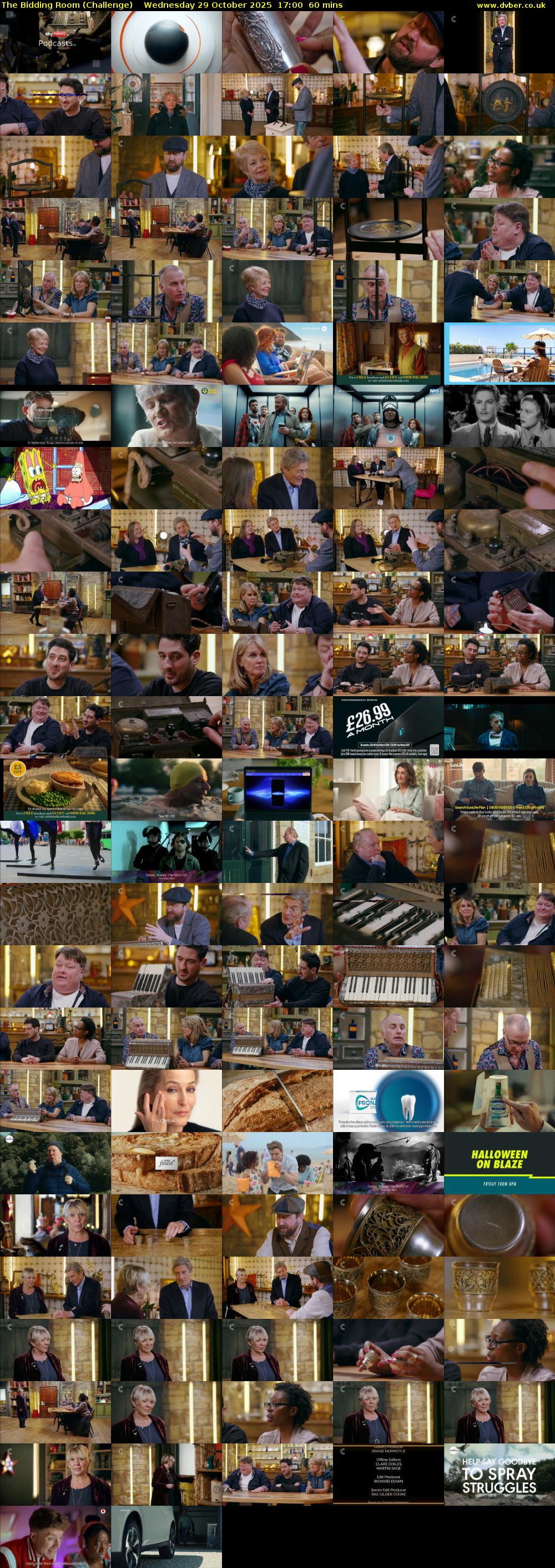 The Bidding Room (Challenge) Wednesday 29 October 2025 17:00 - 18:00