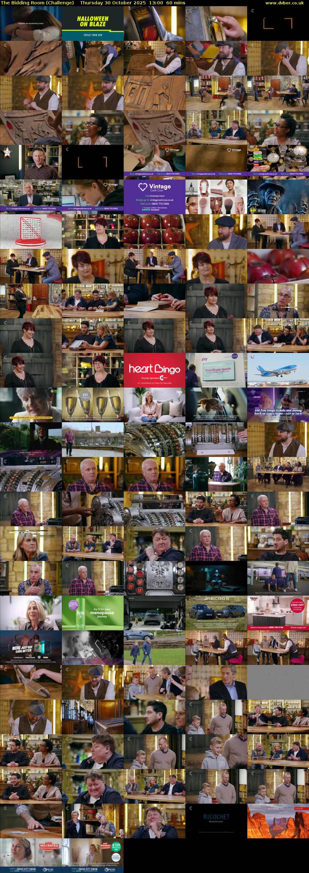 The Bidding Room (Challenge) Thursday 30 October 2025 13:00 - 14:00