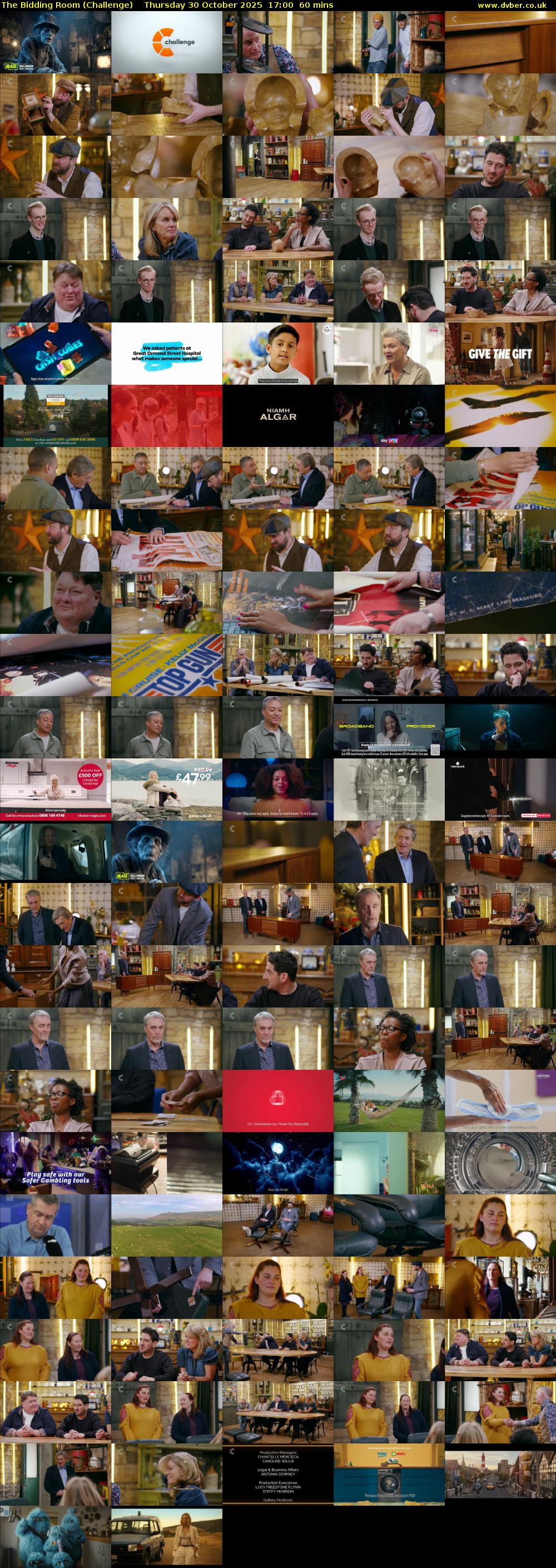 The Bidding Room (Challenge) Thursday 30 October 2025 17:00 - 18:00