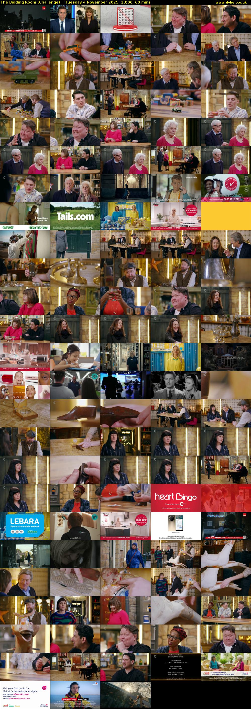 The Bidding Room (Challenge) Tuesday 4 November 2025 13:00 - 14:00