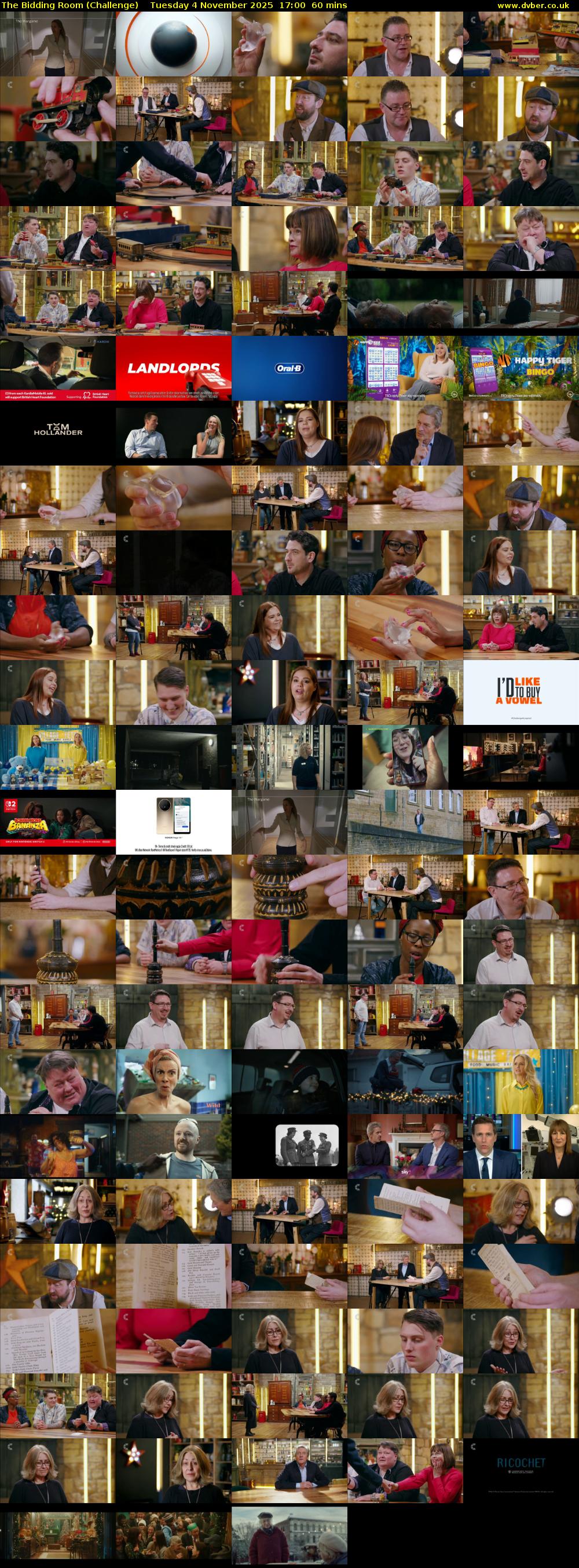 The Bidding Room (Challenge) Tuesday 4 November 2025 17:00 - 18:00