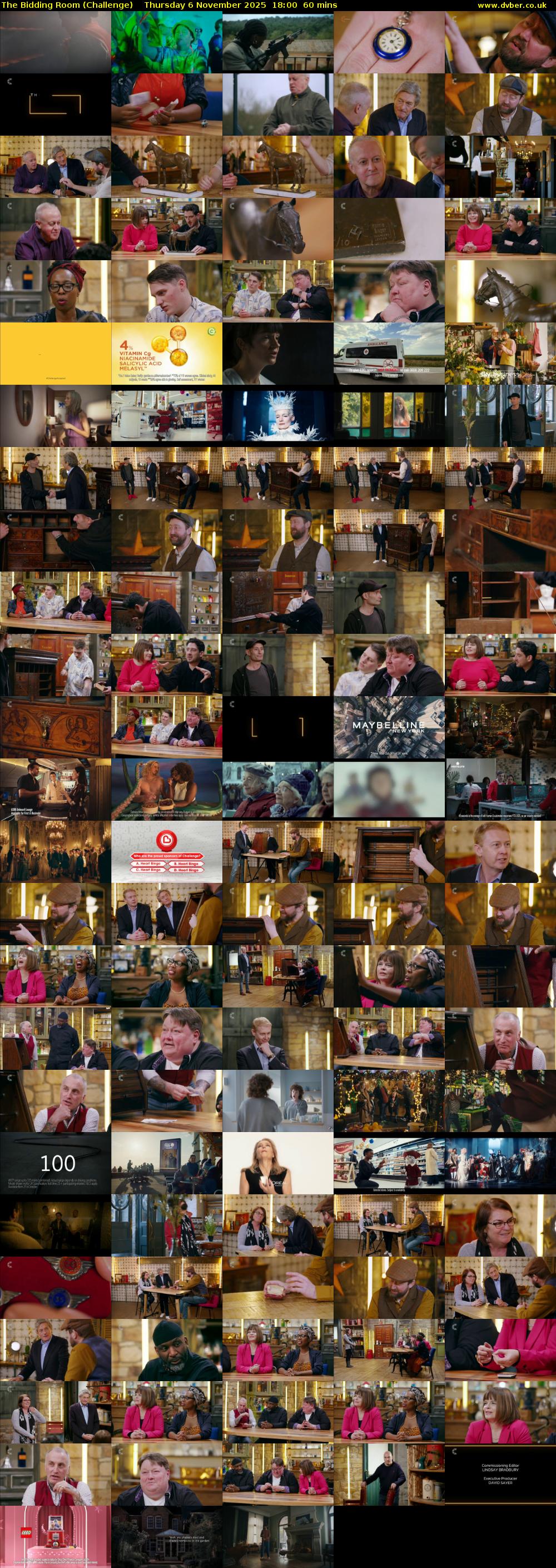 The Bidding Room (Challenge) Thursday 6 November 2025 18:00 - 19:00