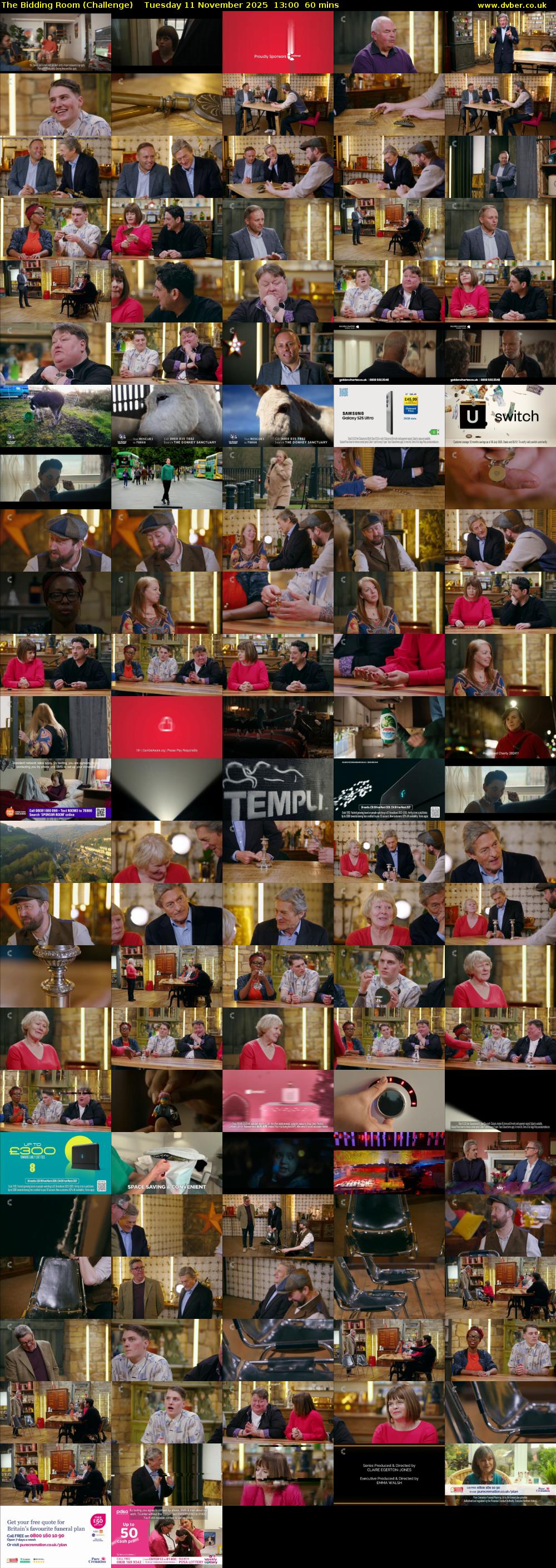 The Bidding Room (Challenge) Tuesday 11 November 2025 13:00 - 14:00