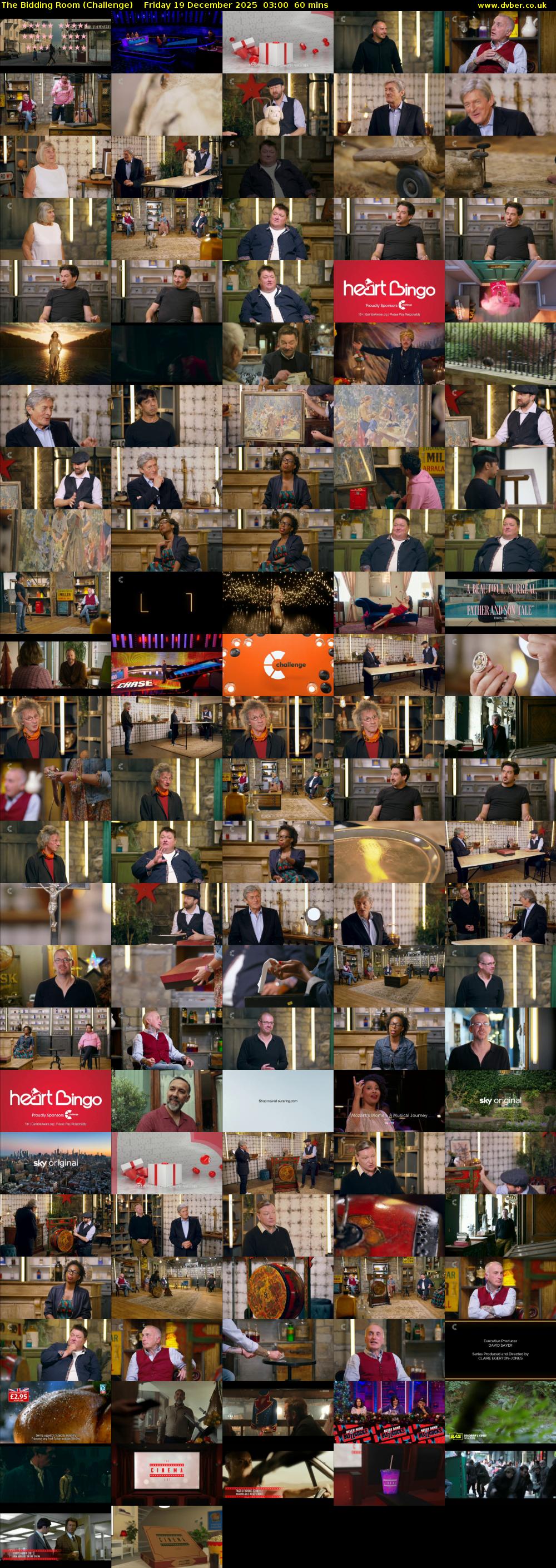 The Bidding Room (Challenge) Friday 19 December 2025 03:00 - 04:00