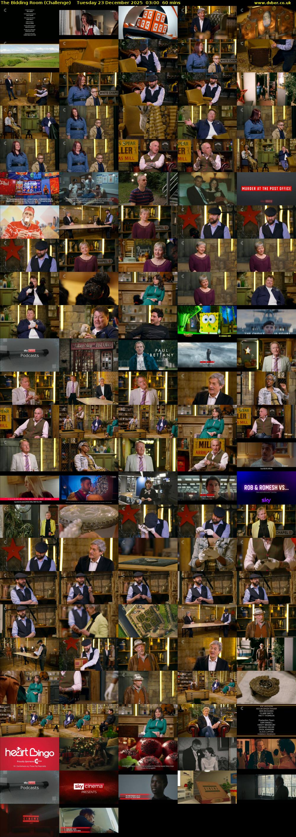 The Bidding Room (Challenge) Tuesday 23 December 2025 03:00 - 04:00