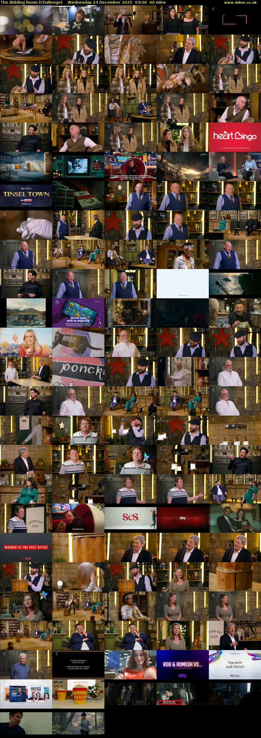 The Bidding Room (Challenge) Wednesday 24 December 2025 03:00 - 04:00