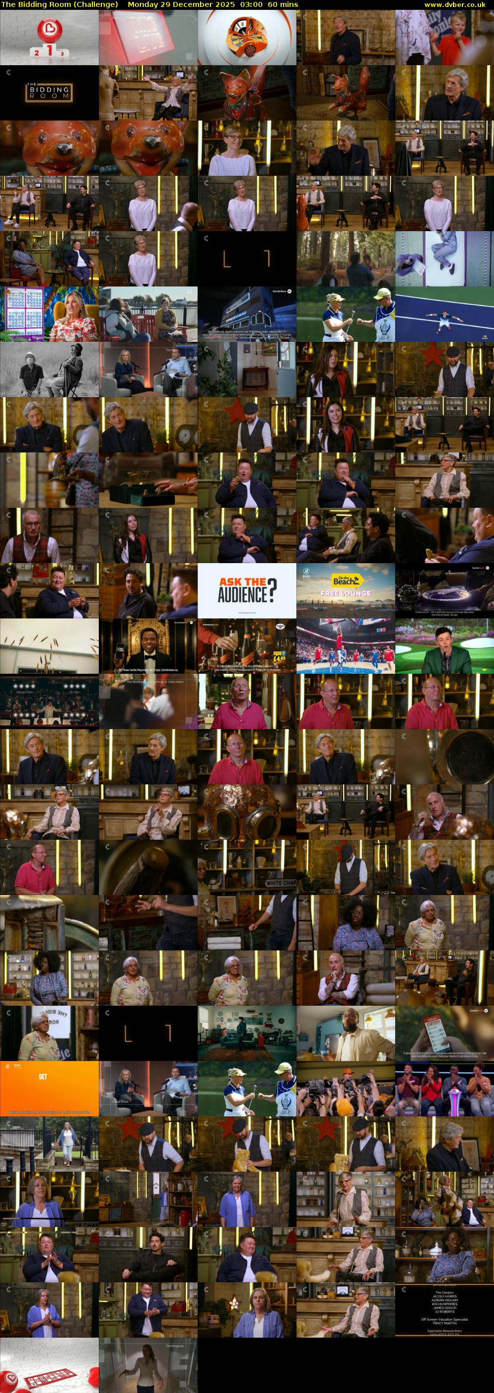 The Bidding Room (Challenge) Monday 29 December 2025 03:00 - 04:00