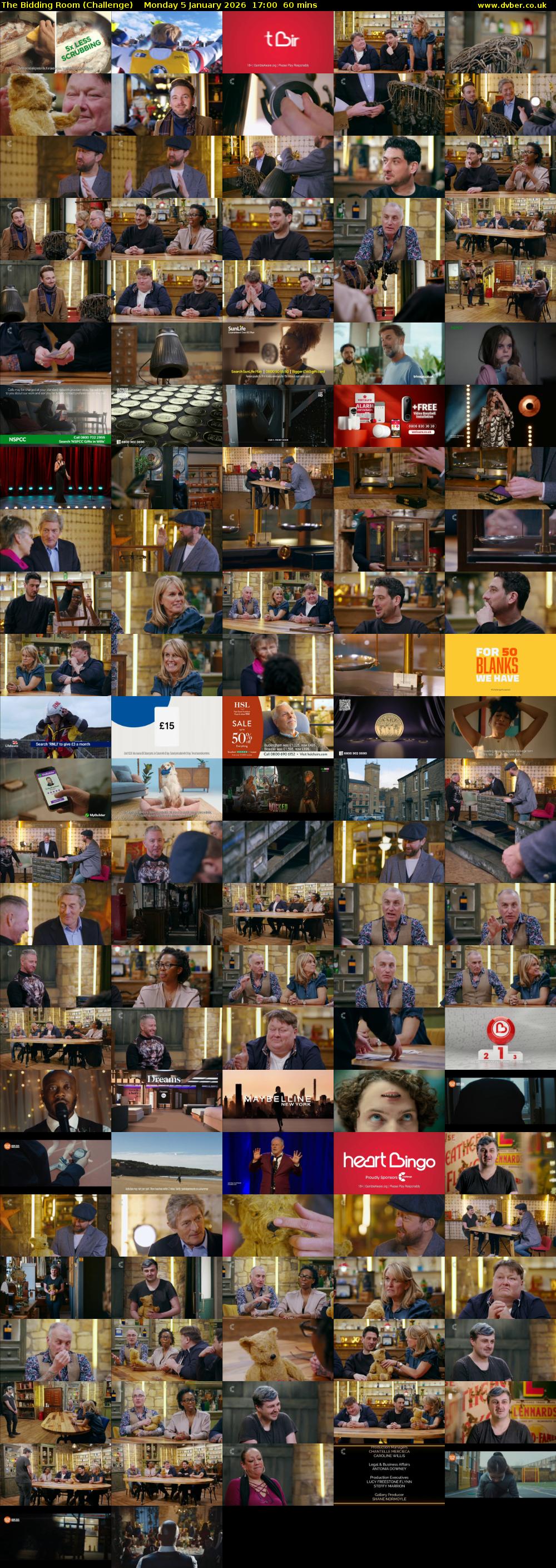 The Bidding Room (Challenge) Monday 5 January 2026 17:00 - 18:00