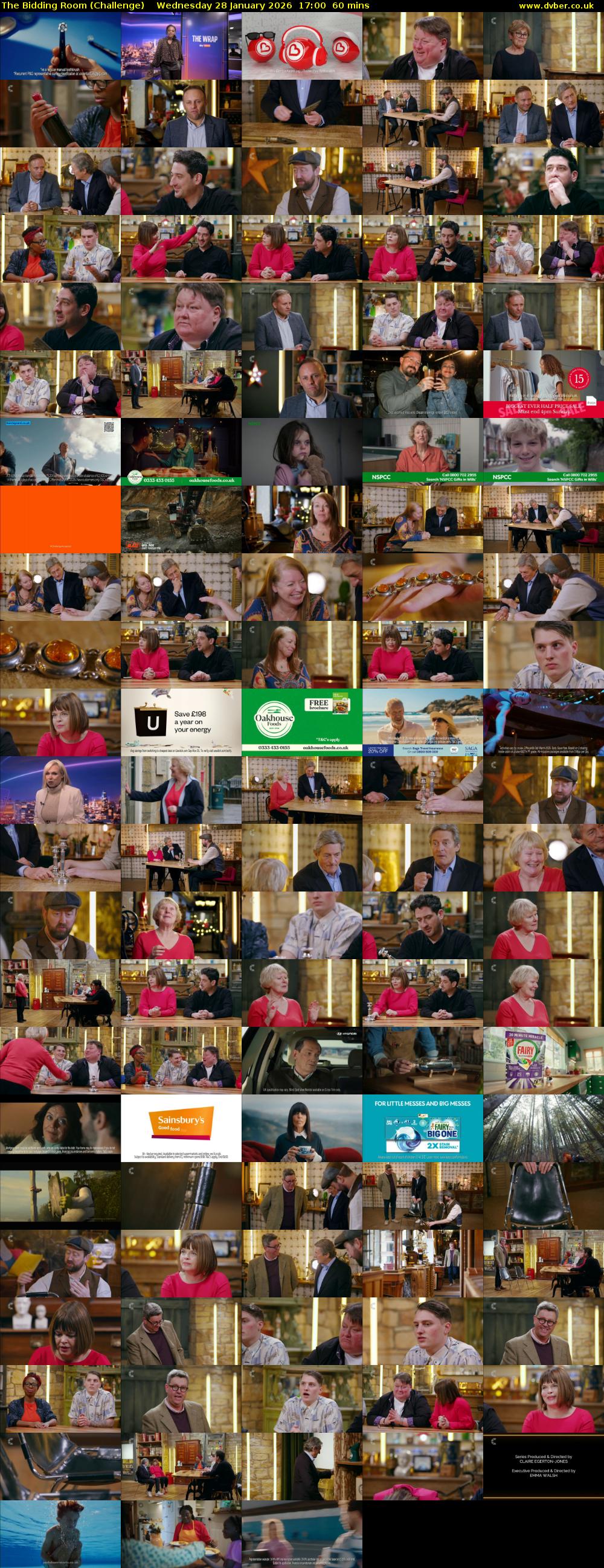 The Bidding Room (Challenge) Wednesday 28 January 2026 17:00 - 18:00