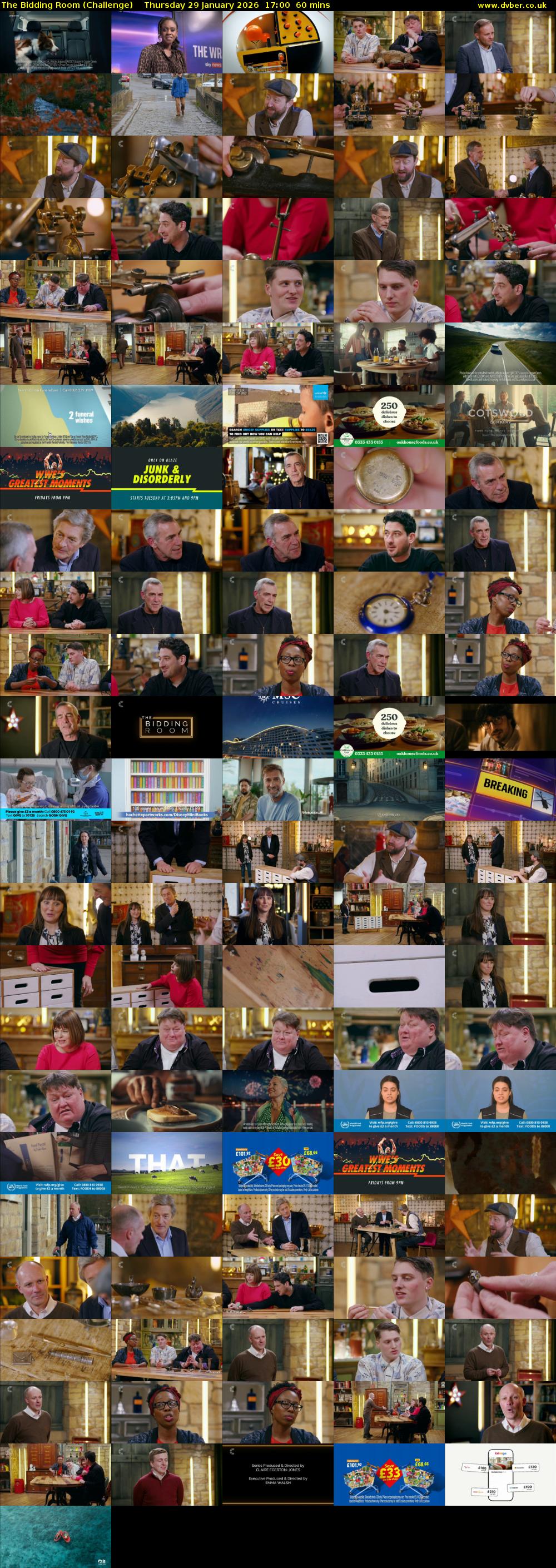 The Bidding Room (Challenge) Thursday 29 January 2026 17:00 - 18:00