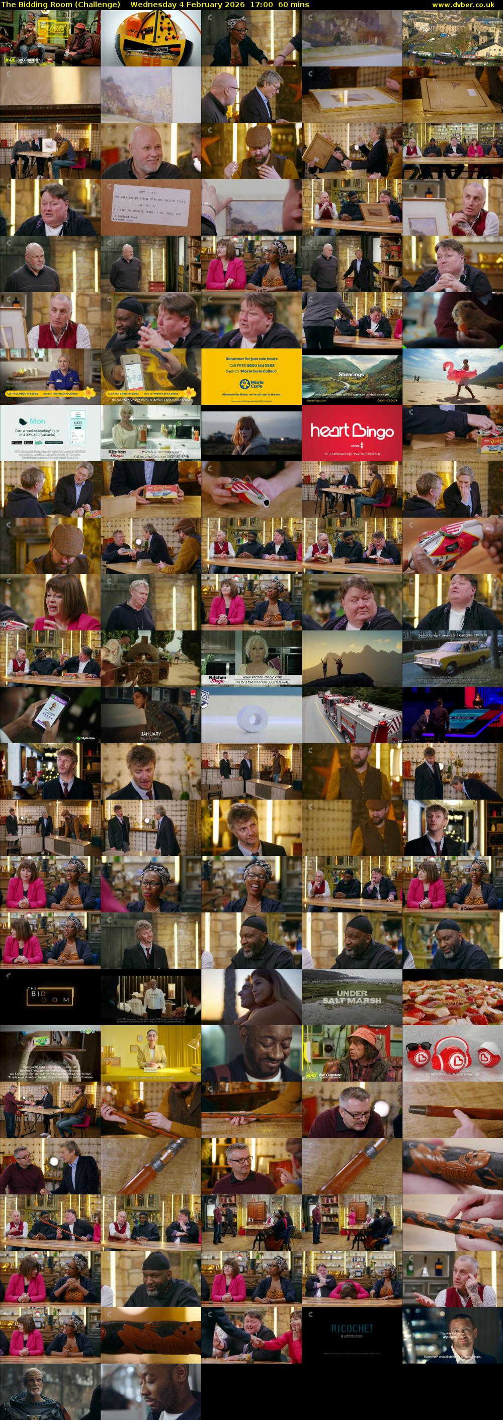 The Bidding Room (Challenge) Wednesday 4 February 2026 17:00 - 18:00