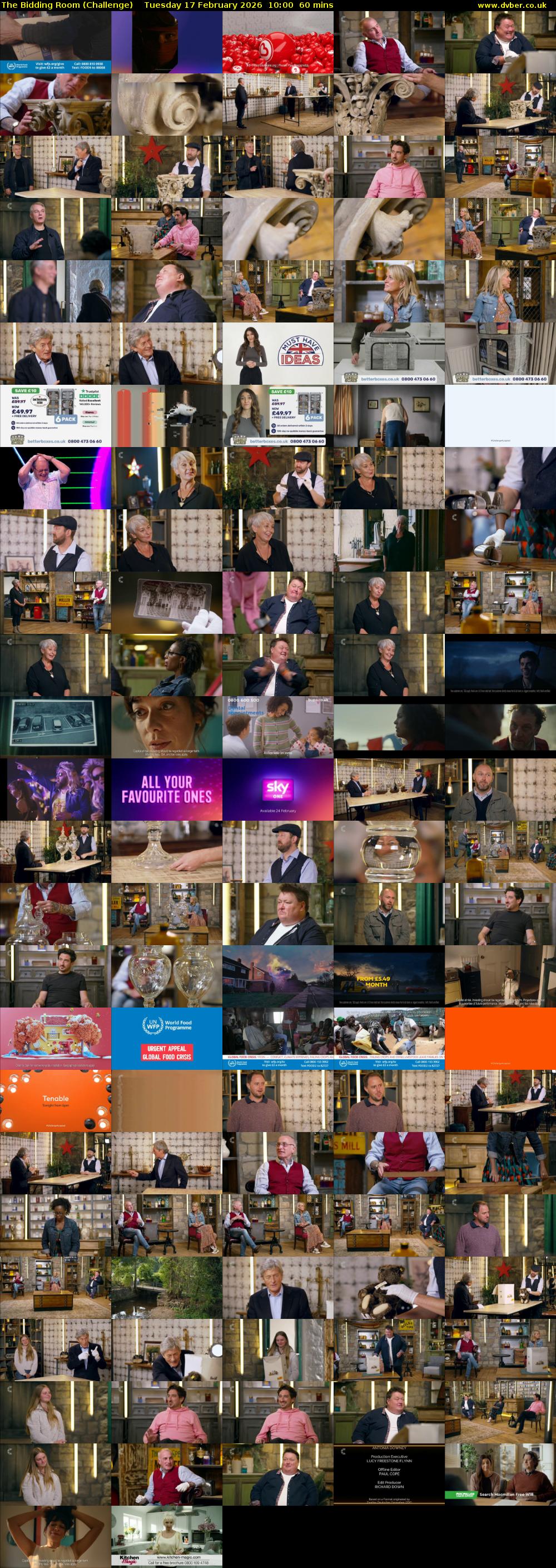 The Bidding Room (Challenge) Tuesday 17 February 2026 10:00 - 11:00