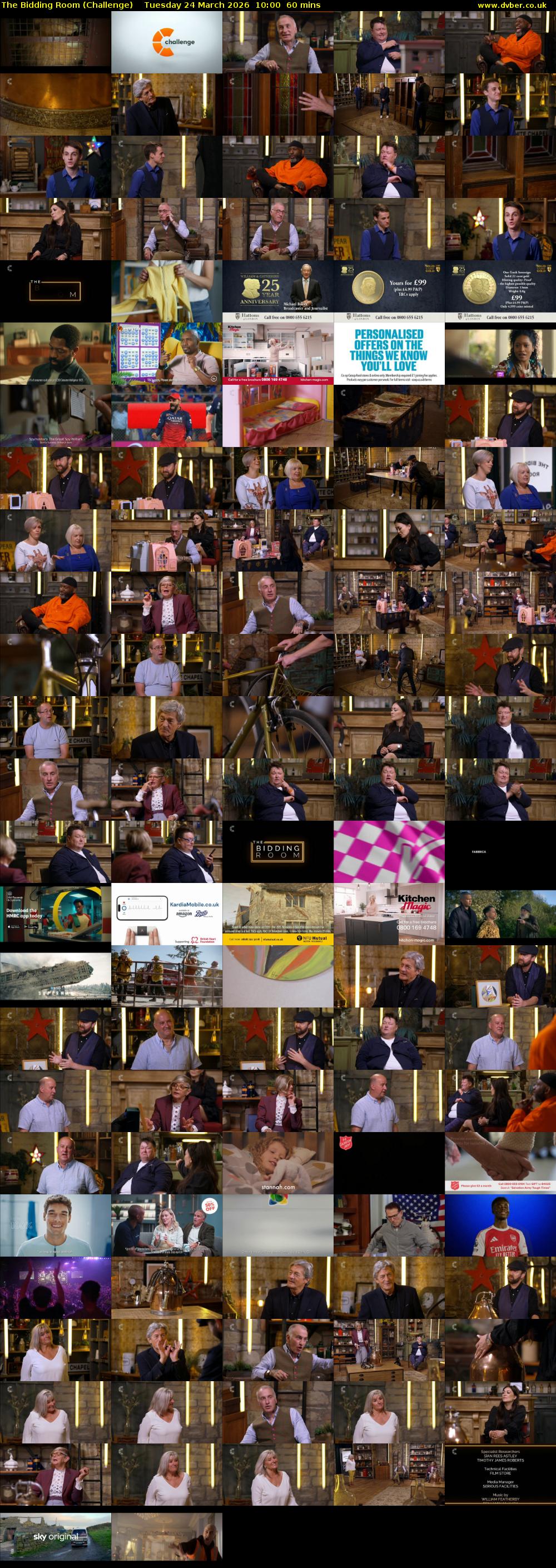 The Bidding Room (Challenge) Tuesday 24 March 2026 10:00 - 11:00