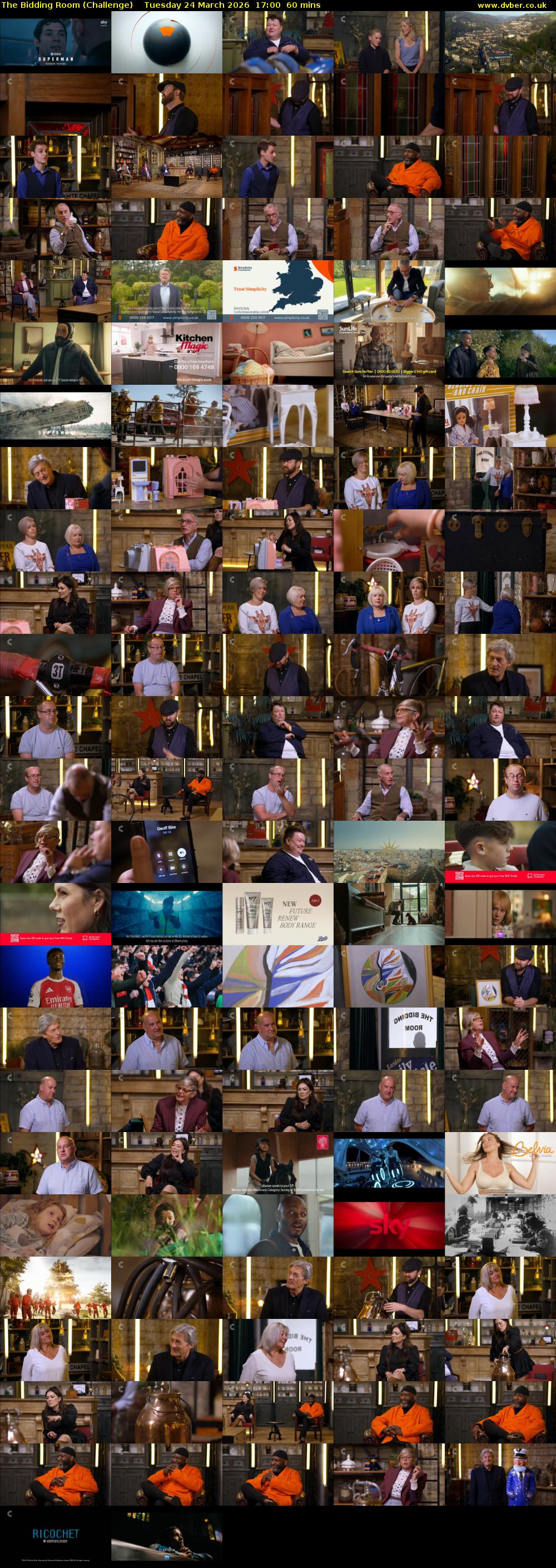 The Bidding Room (Challenge) Tuesday 24 March 2026 17:00 - 18:00