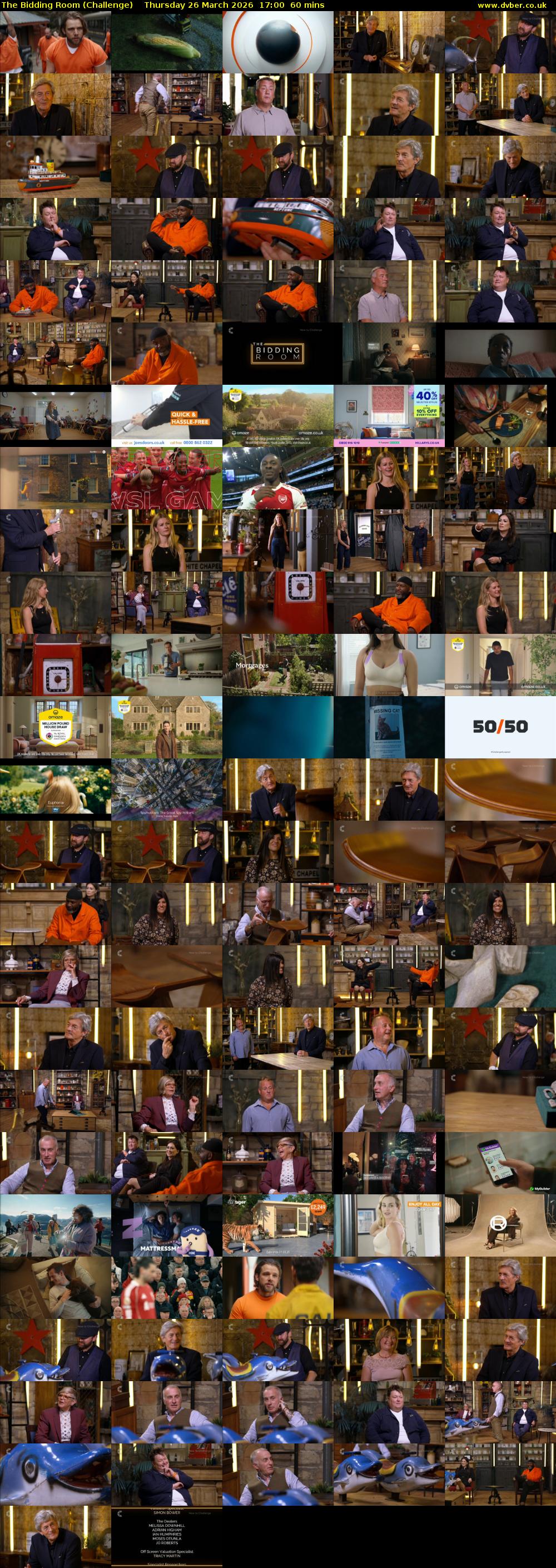 The Bidding Room (Challenge) Thursday 26 March 2026 17:00 - 18:00