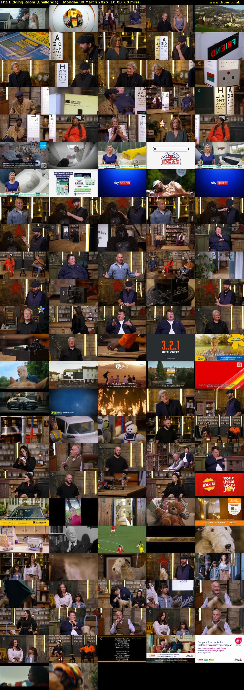 The Bidding Room (Challenge) Monday 30 March 2026 10:00 - 11:00