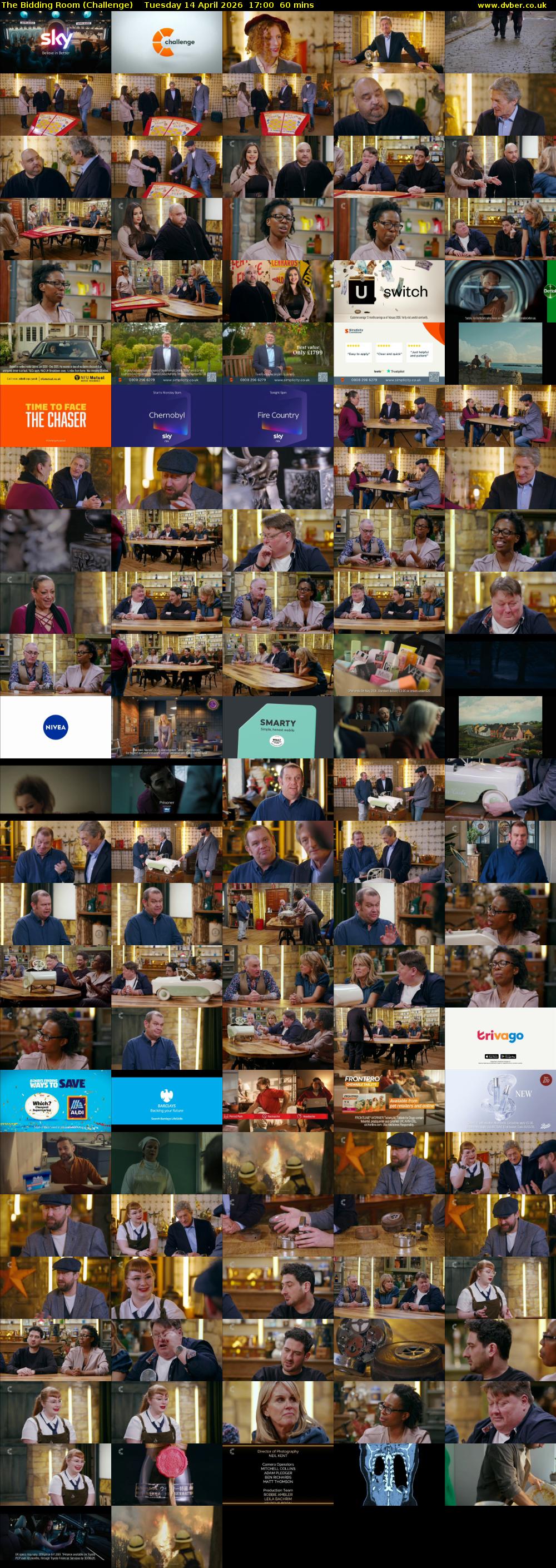 The Bidding Room (Challenge) Tuesday 14 April 2026 17:00 - 18:00