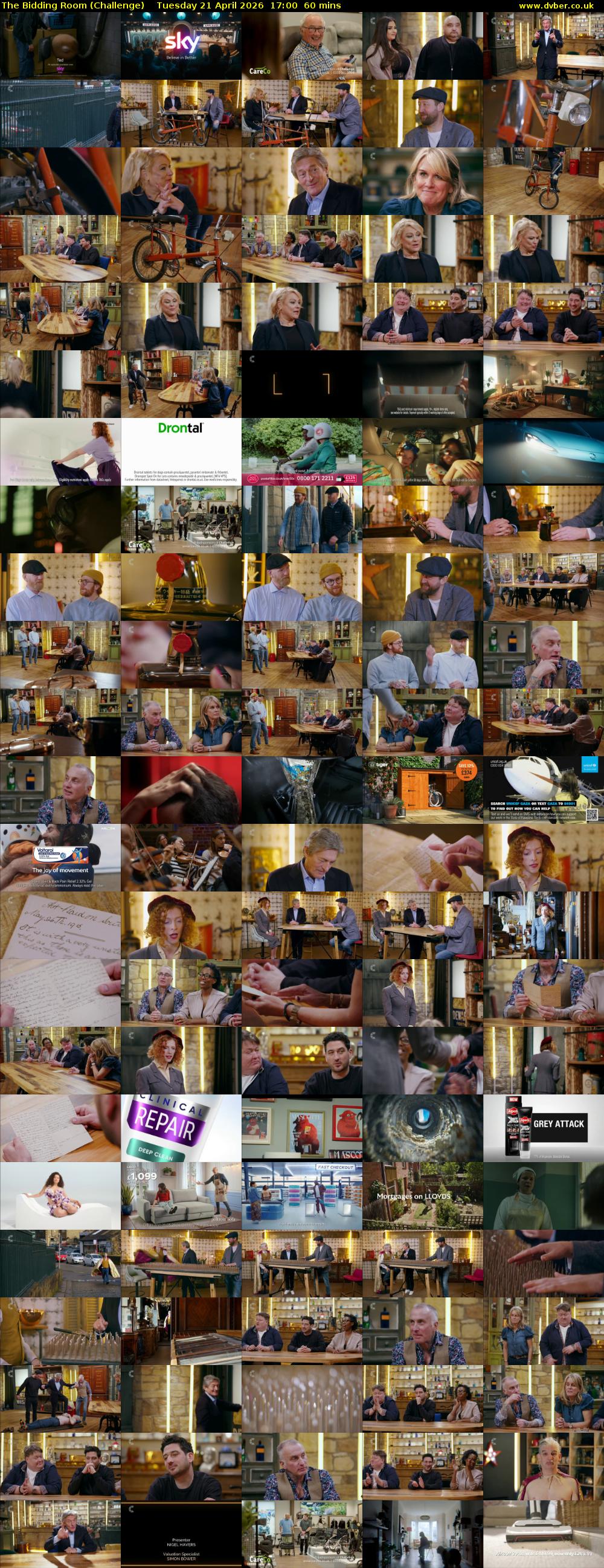 The Bidding Room (Challenge) Tuesday 21 April 2026 17:00 - 18:00
