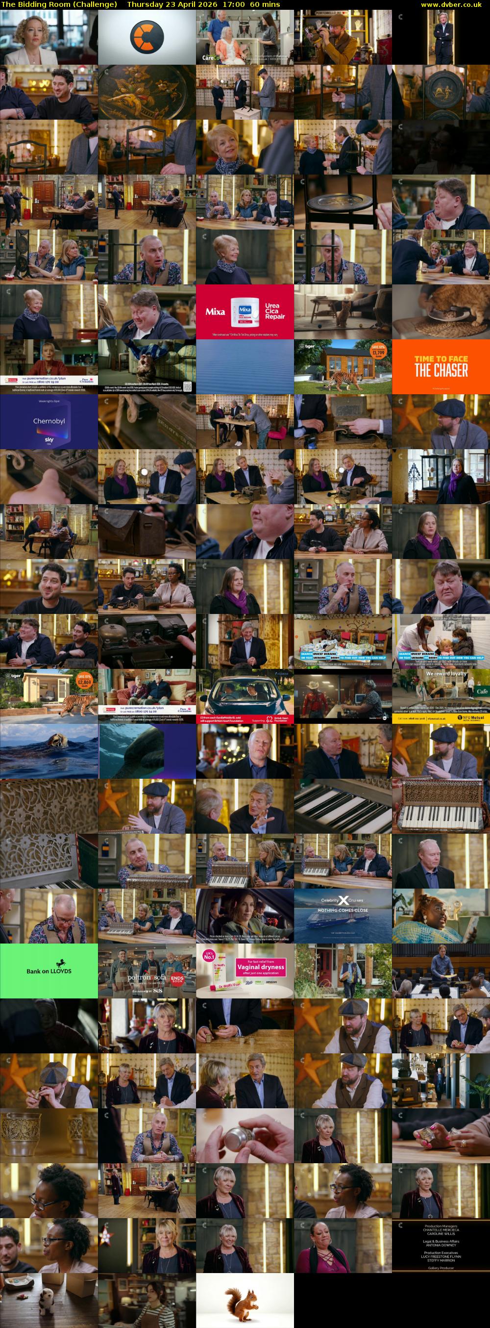 The Bidding Room (Challenge) Thursday 23 April 2026 17:00 - 18:00