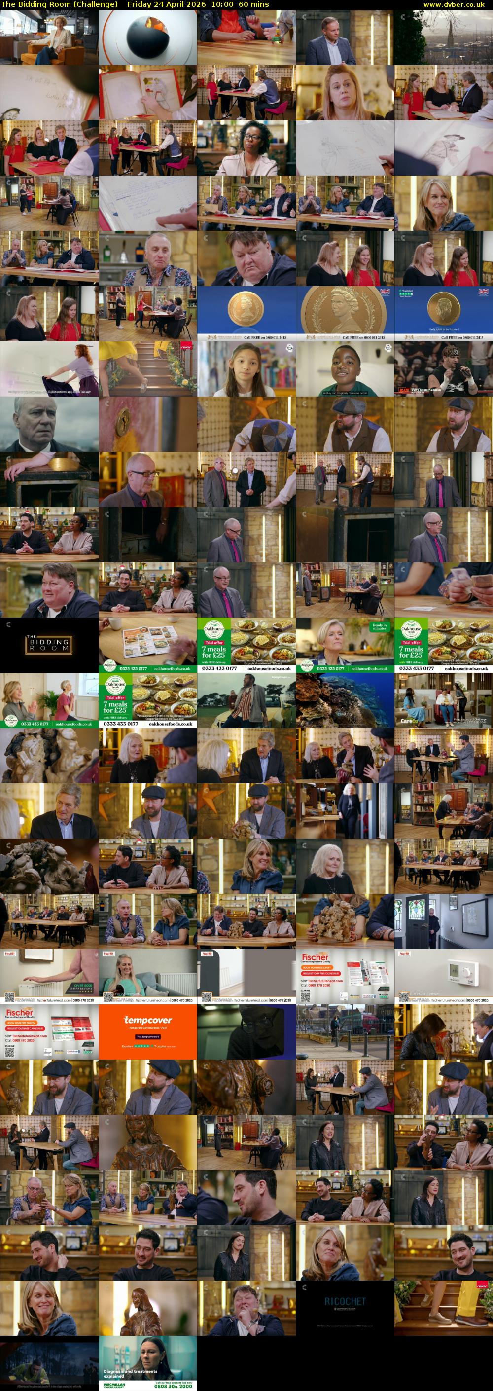 The Bidding Room (Challenge) Friday 24 April 2026 10:00 - 11:00