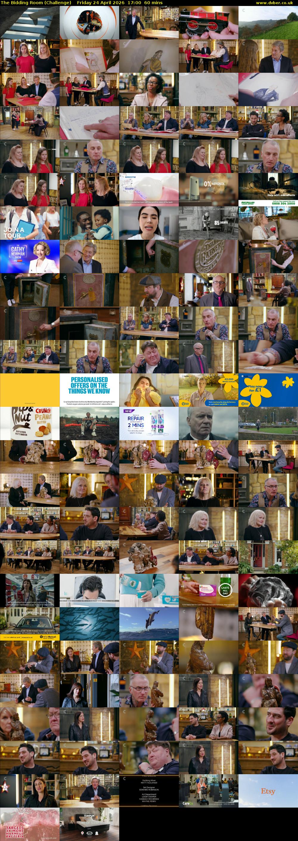 The Bidding Room (Challenge) Friday 24 April 2026 17:00 - 18:00