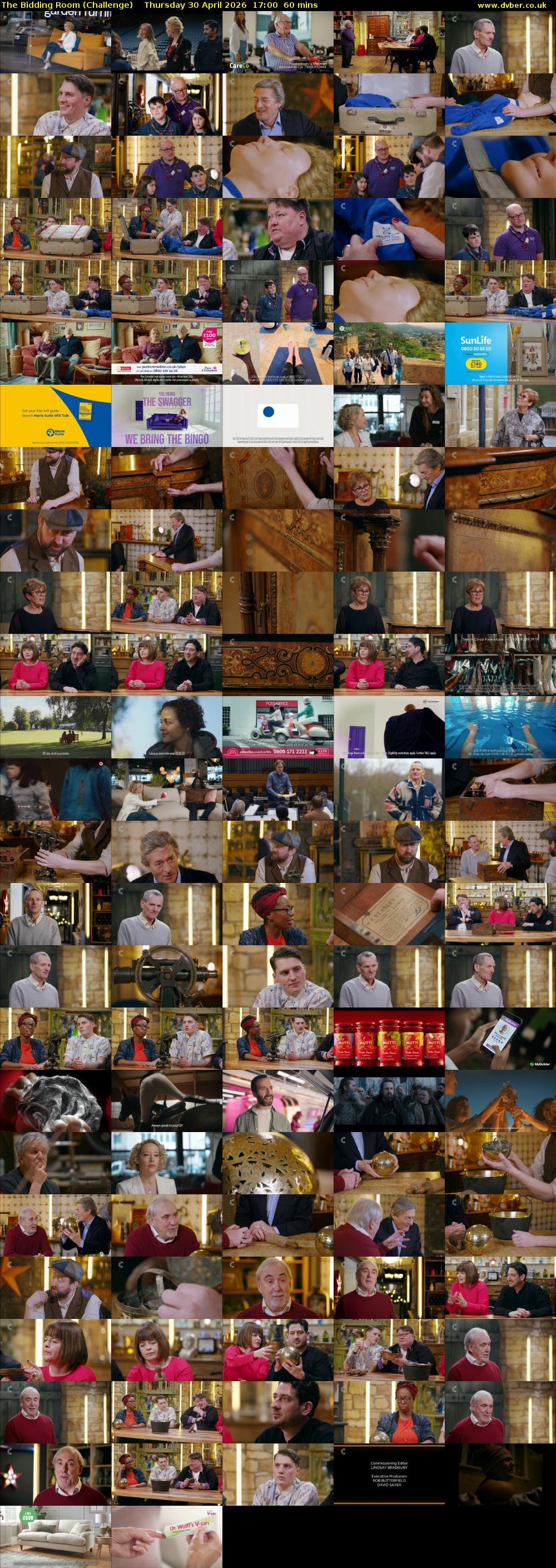 The Bidding Room (Challenge) Thursday 30 April 2026 17:00 - 18:00