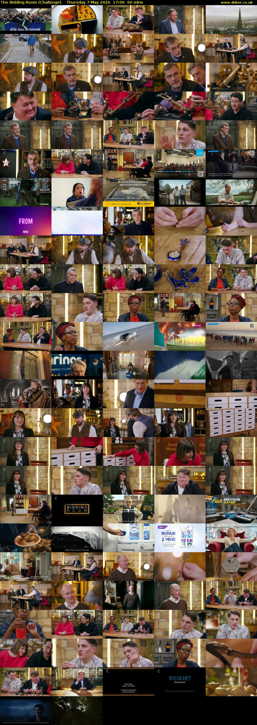 The Bidding Room (Challenge) Thursday 7 May 2026 17:00 - 18:00