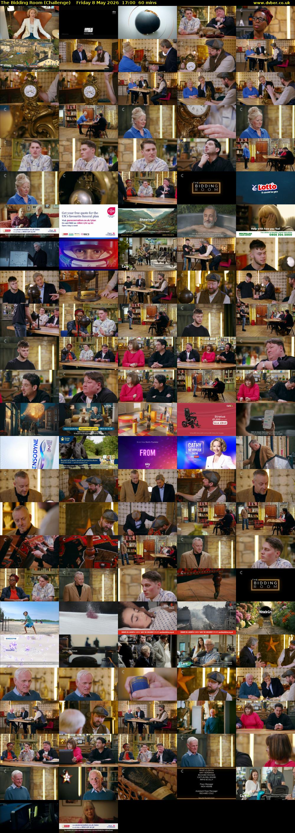 The Bidding Room (Challenge) Friday 8 May 2026 17:00 - 18:00