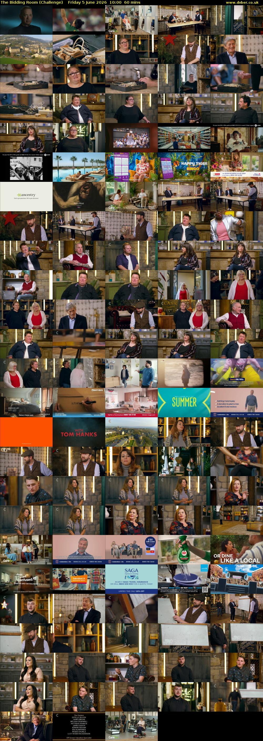 The Bidding Room (Challenge) Friday 5 June 2026 10:00 - 11:00