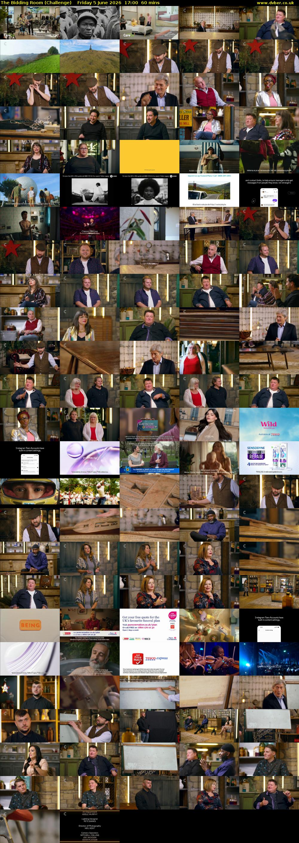 The Bidding Room (Challenge) Friday 5 June 2026 17:00 - 18:00