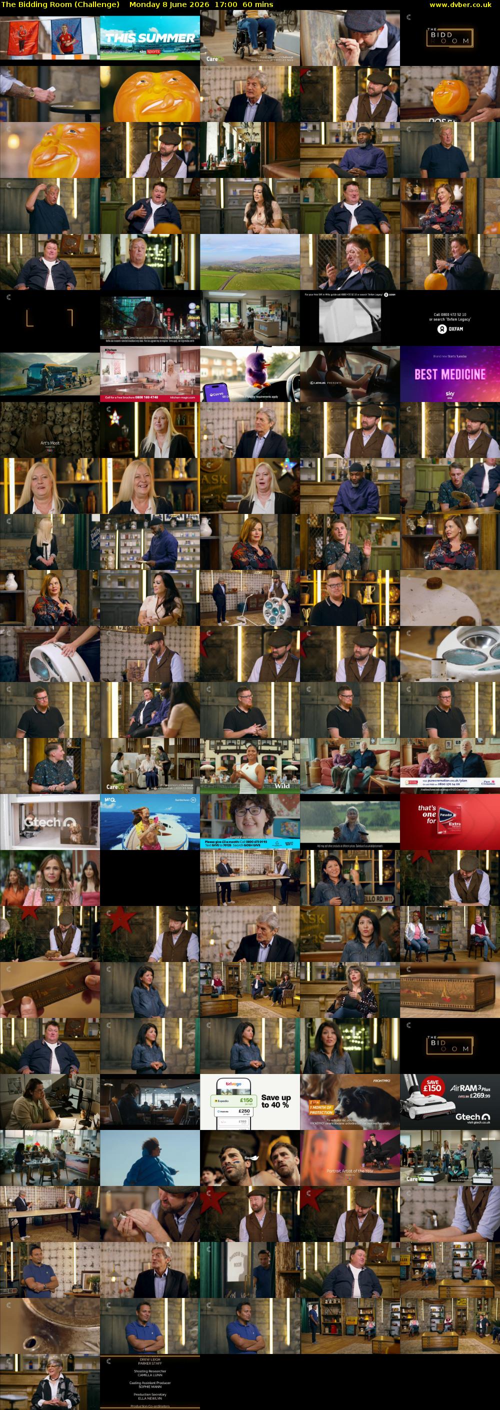 The Bidding Room (Challenge) Monday 8 June 2026 17:00 - 18:00