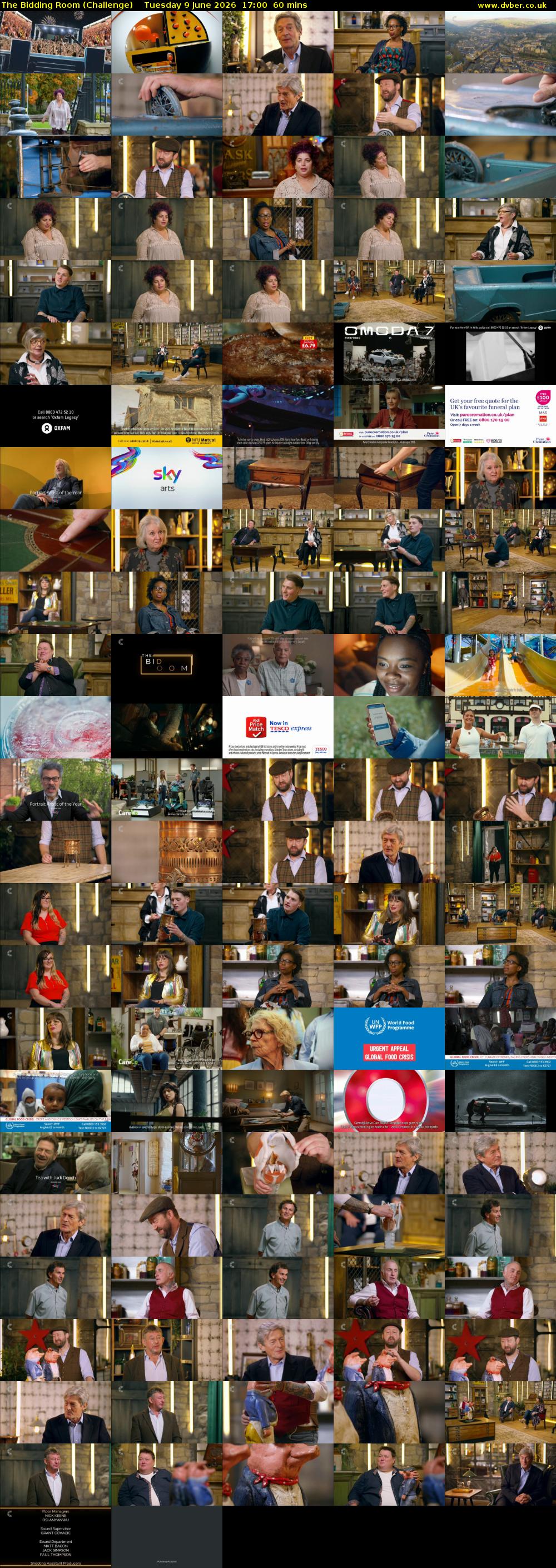 The Bidding Room (Challenge) Tuesday 9 June 2026 17:00 - 18:00