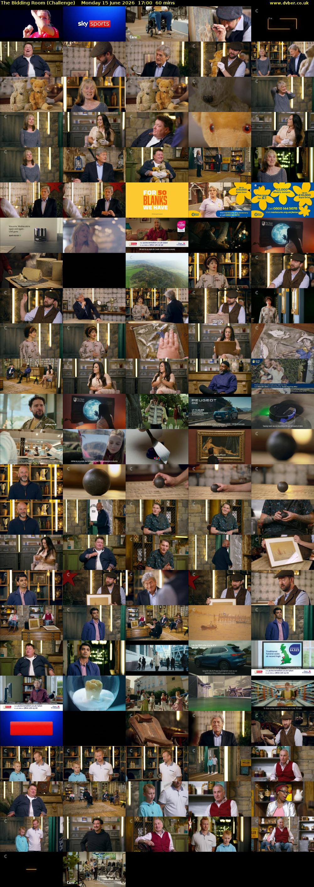 The Bidding Room (Challenge) Monday 15 June 2026 17:00 - 18:00