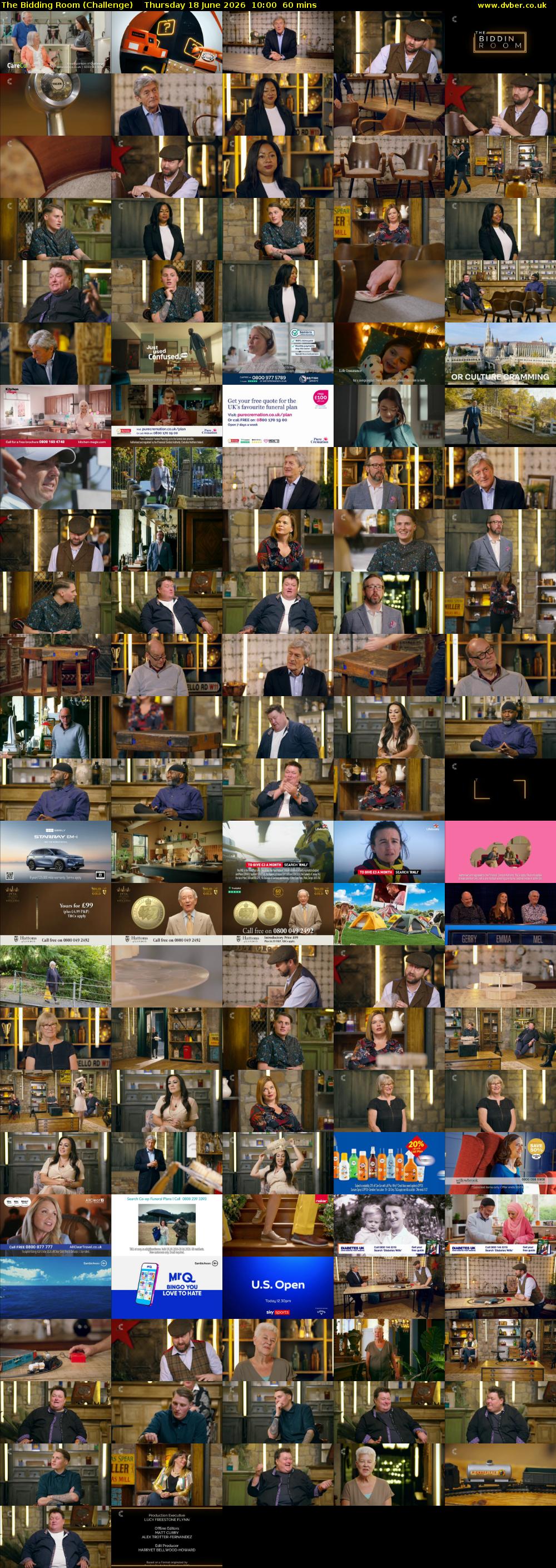 The Bidding Room (Challenge) Thursday 18 June 2026 10:00 - 11:00