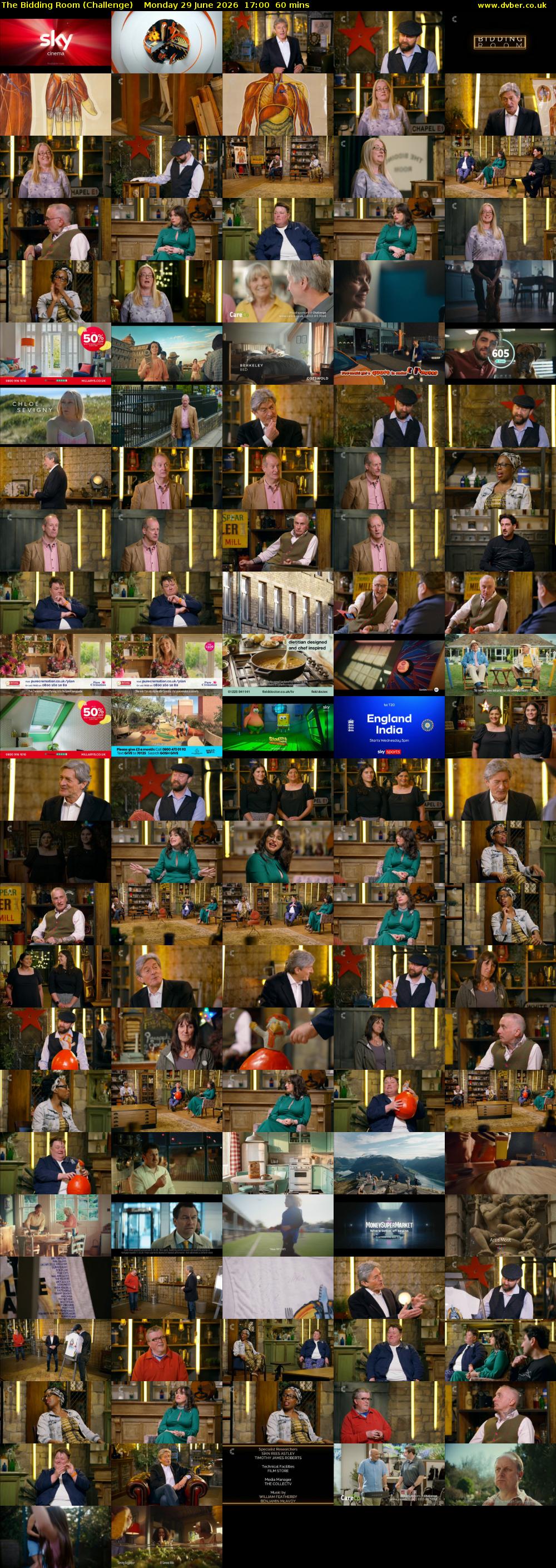 The Bidding Room (Challenge) Monday 29 June 2026 17:00 - 18:00